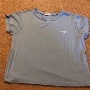 K bye crop top from pacsun